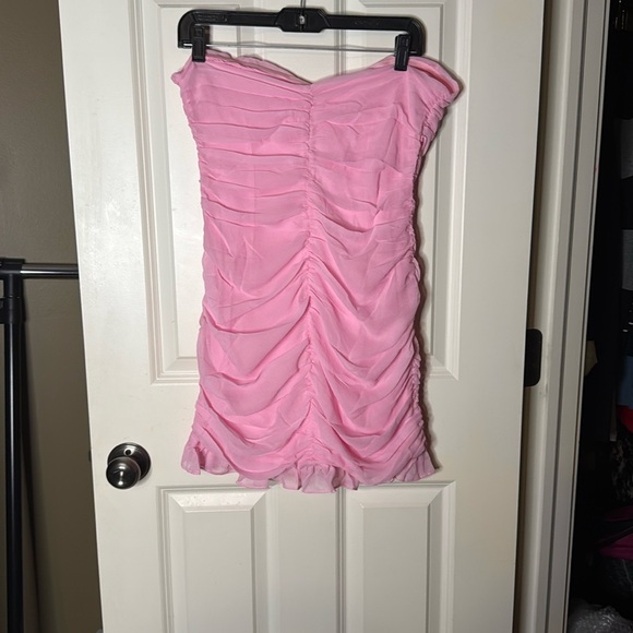 For Love And Lemons Pink Bailey Mini Dress - Picture 5 of 6